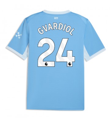 Manchester City Josko Gvardiol #24 Replika Hemmatröja 2026-27 Kortärmad